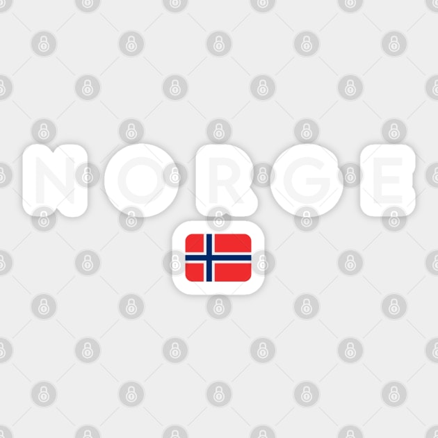 Norway flag, norwegian flag Sticker by eka123